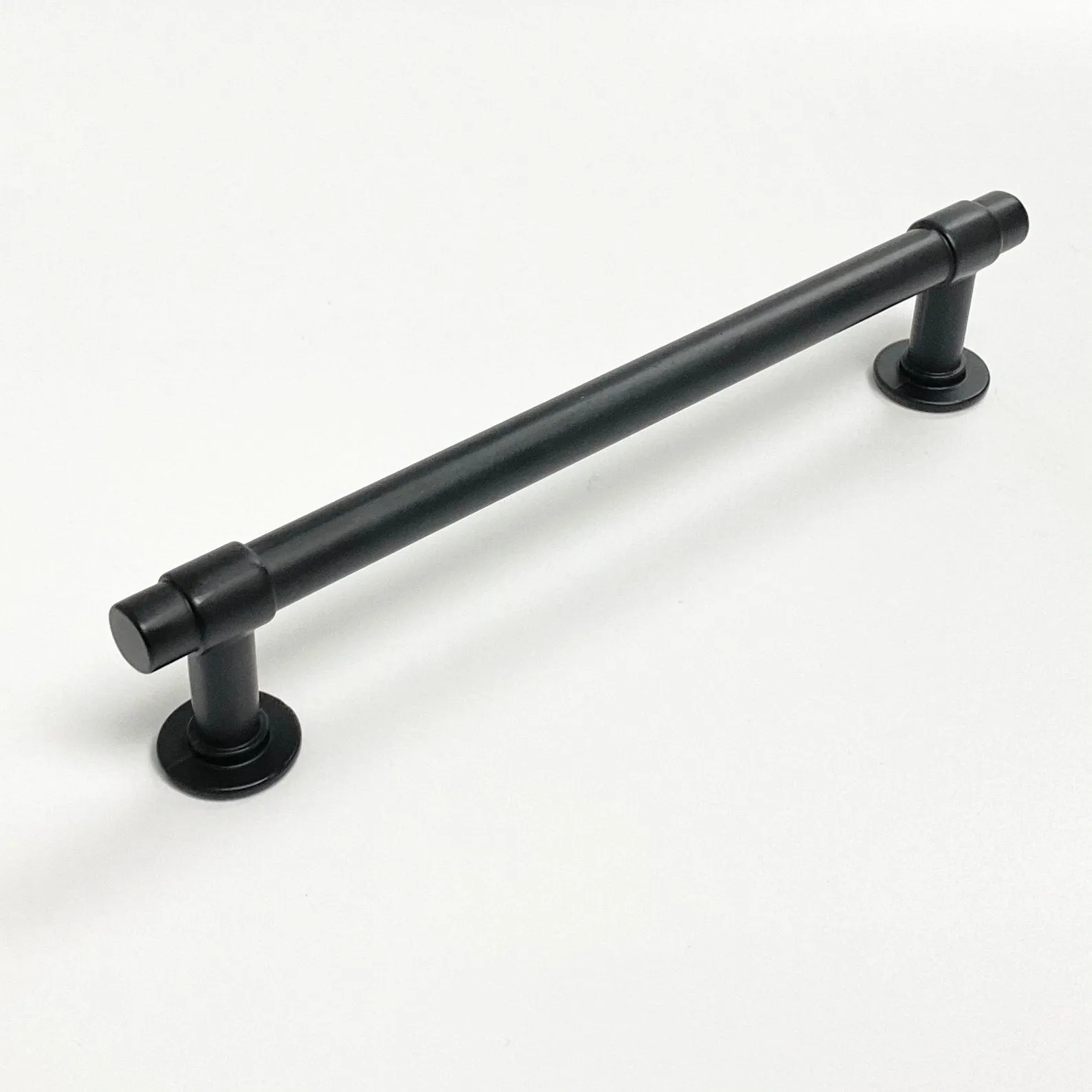 Matte Black "Farmhouse" Cabinet Knob and T-Bar Drawer Pulls