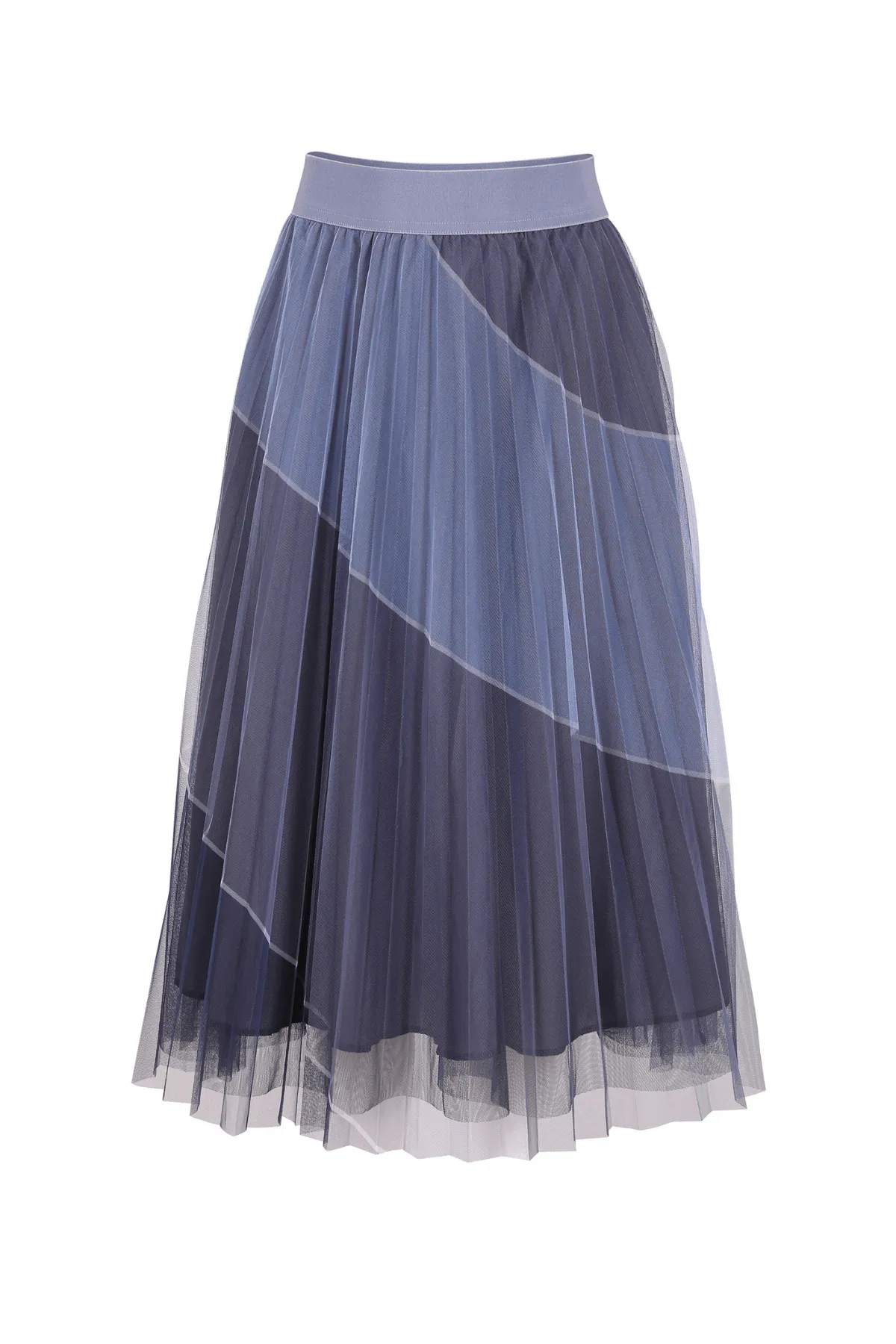 McQueen Tulle Skirt Cloud Grey