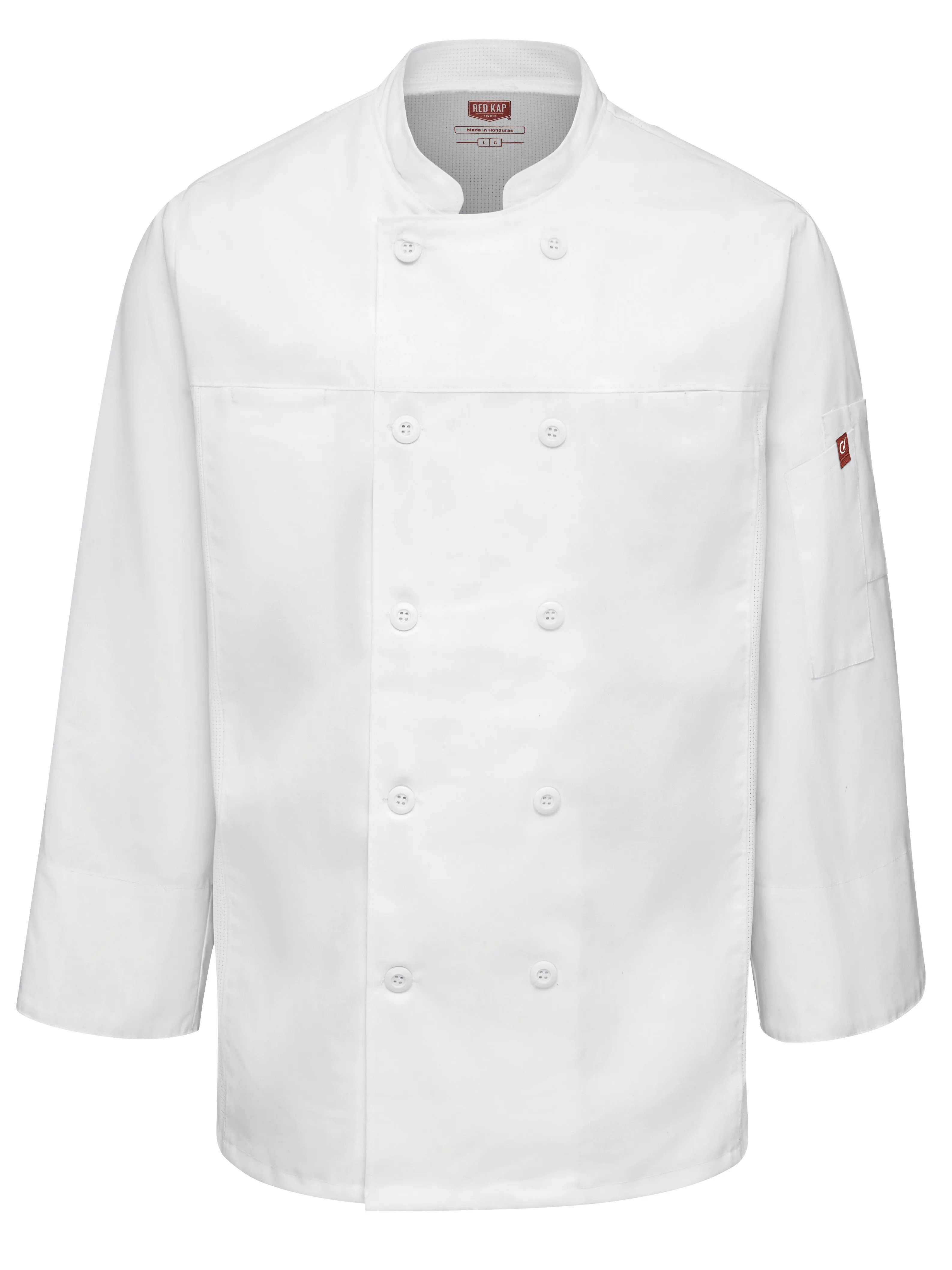 Men's Deluxe Airflow Chef Coat 054M - White