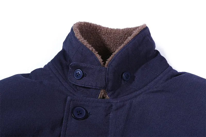 Men's Thickened Jacket Lamb Lint Cotton Jacket