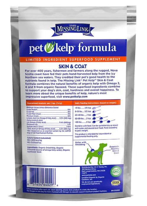 Missing Link Pet Kelp Skin & Coat Formula, 8 oz