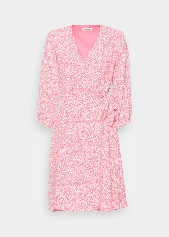 Modström RinnaMD print wrap dress Taffy Fairytale Flower