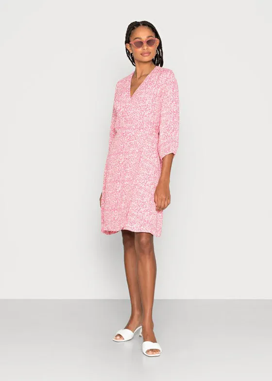 Modström RinnaMD print wrap dress Taffy Fairytale Flower