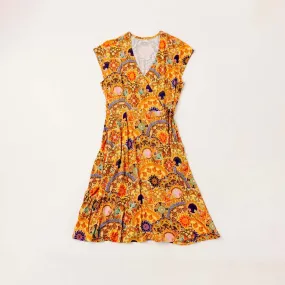 Moni's Closet: Sunshine Mandala Women's Lounge Wrap Dress