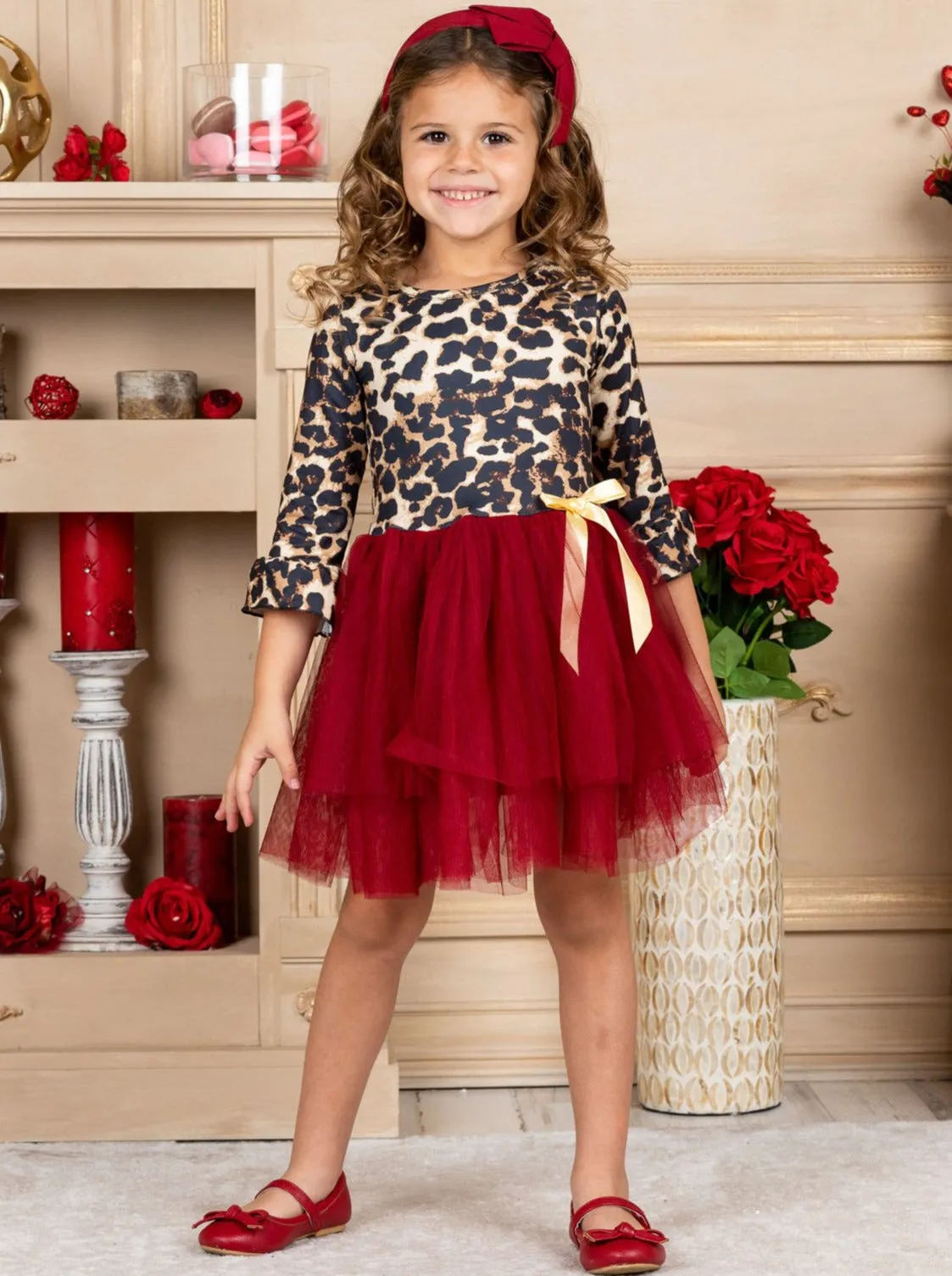 Moves Like Jaguar Long Sleeve Tutu Dress