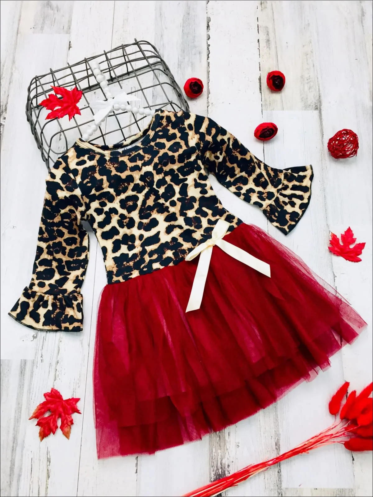 Moves Like Jaguar Long Sleeve Tutu Dress