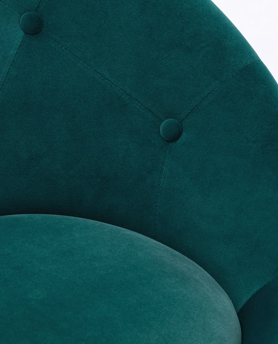 Mystic Tufted Velvet Papasan Chair