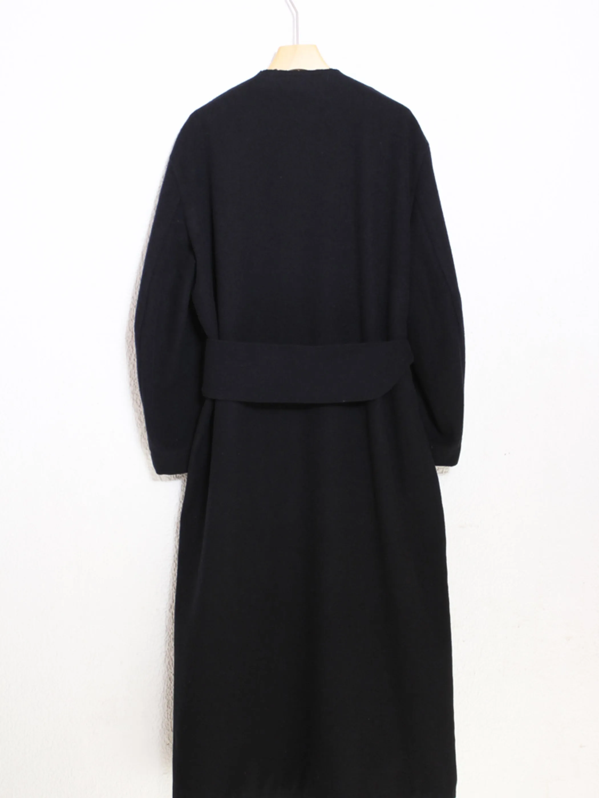 navy long coat