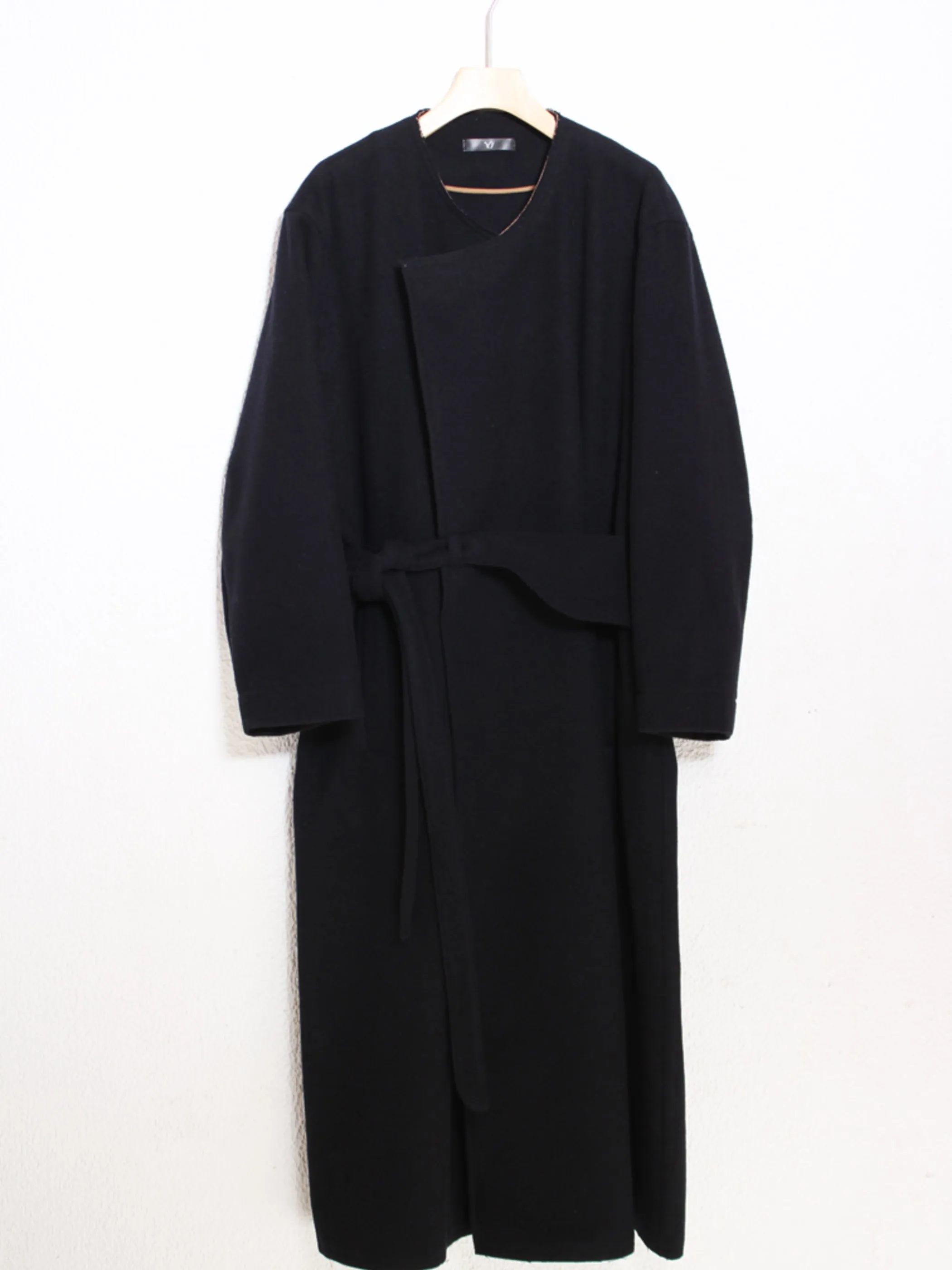 navy long coat