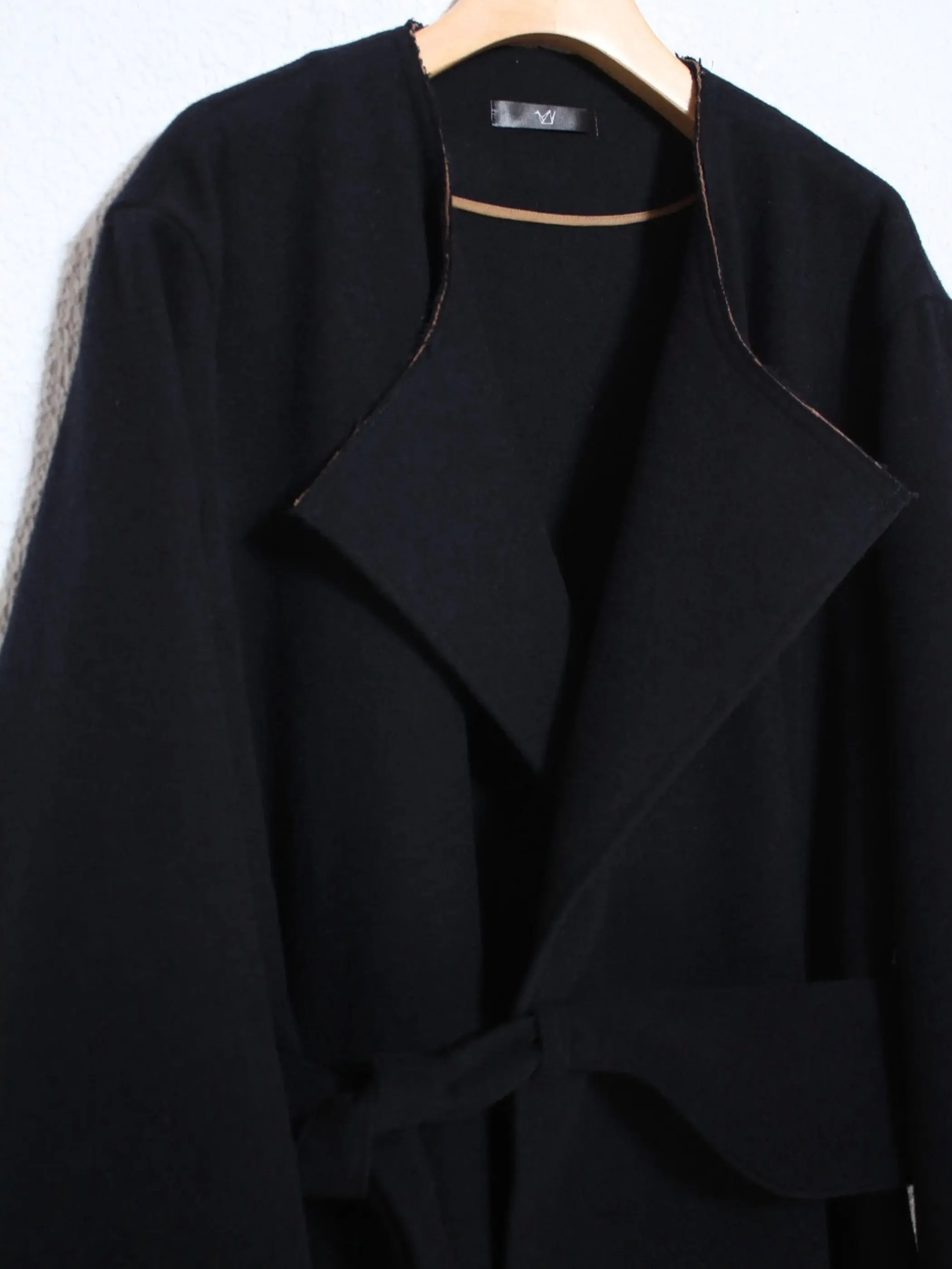 navy long coat