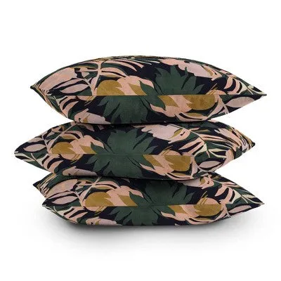 New - 16"x16" Marta Barragan Camarasa Abstract Nature Tropical Square Throw Pillow - Deny Designs: Indoor Decorative Accent