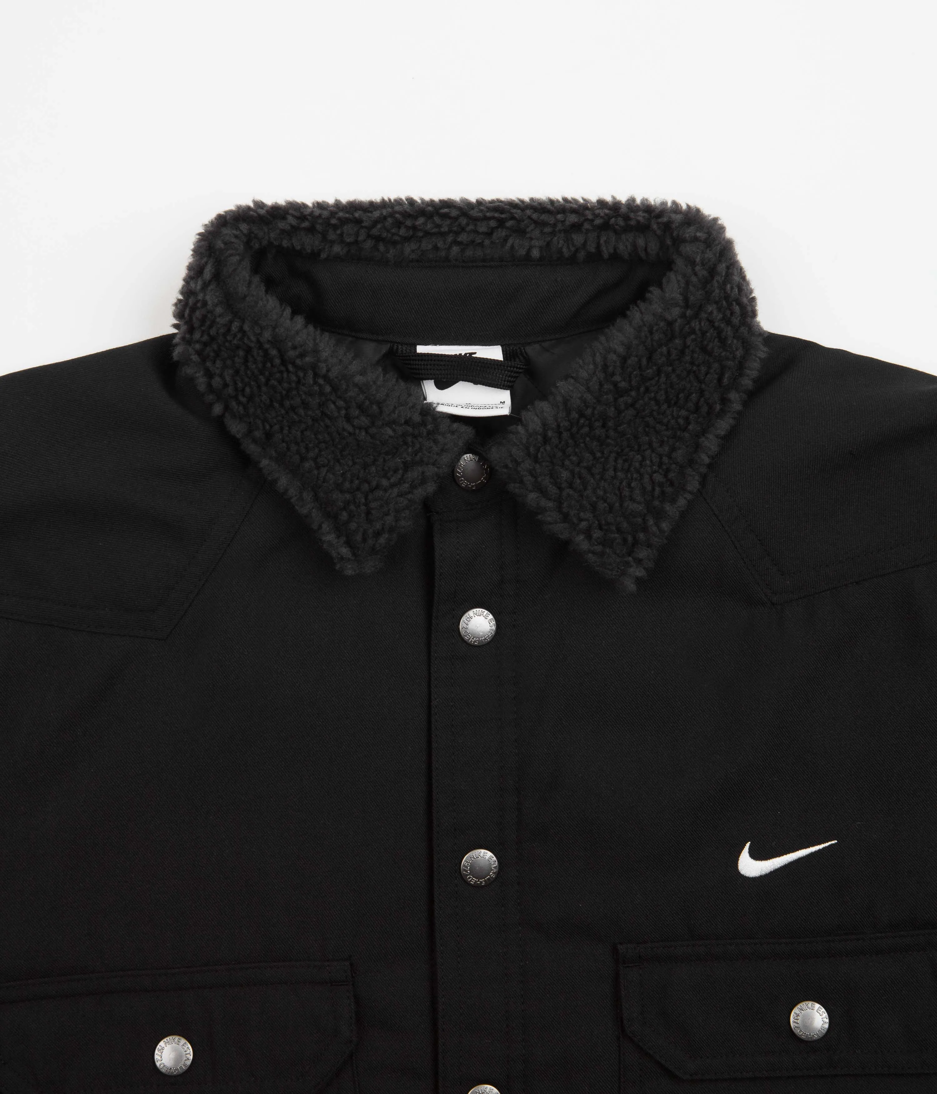 Nike SB Padded Flannel Jacket - Black / Off Noir / White