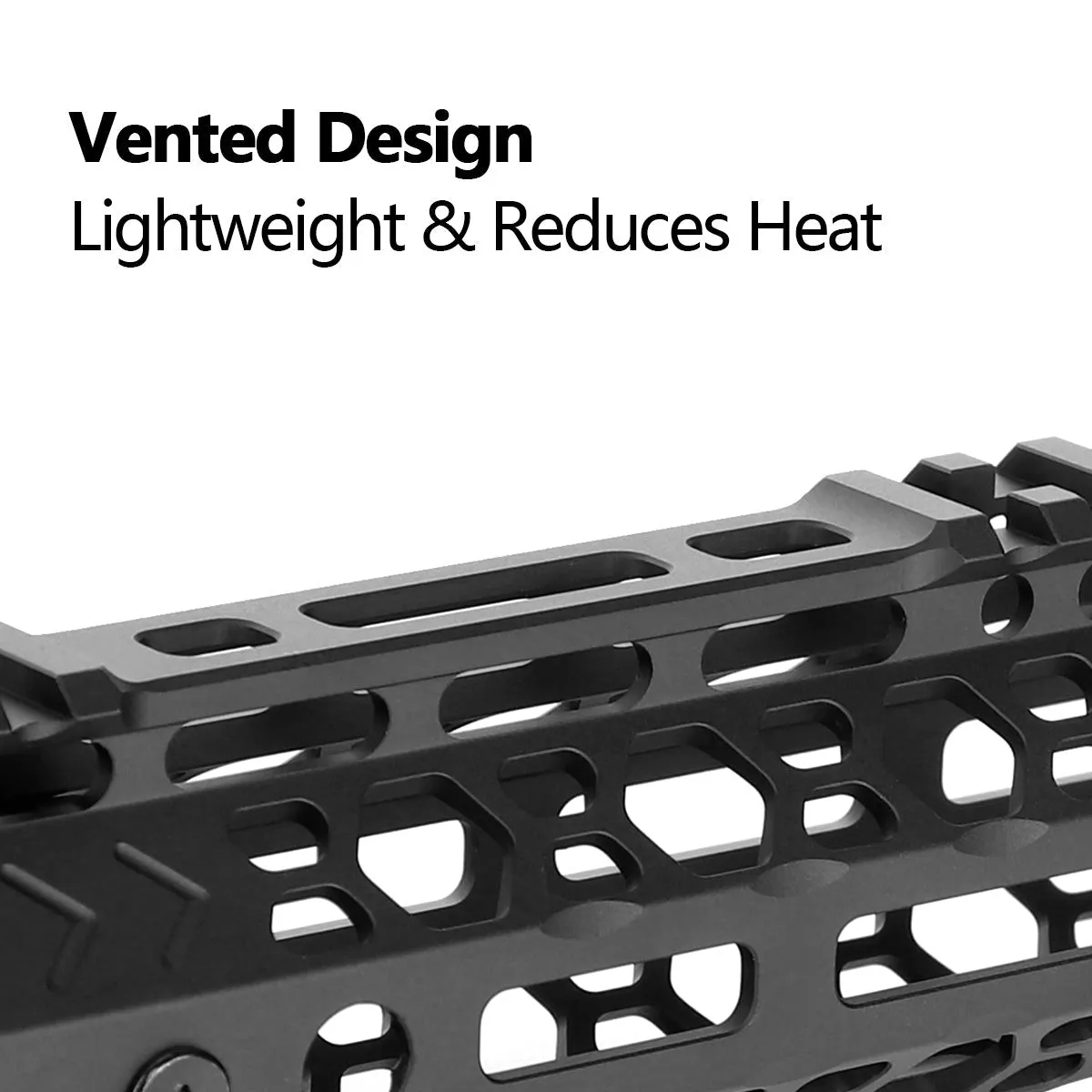 ohhunt® AR-15 9" Ultra Light Hex Free Float M-lok Handguard with Steel Barrel Nut