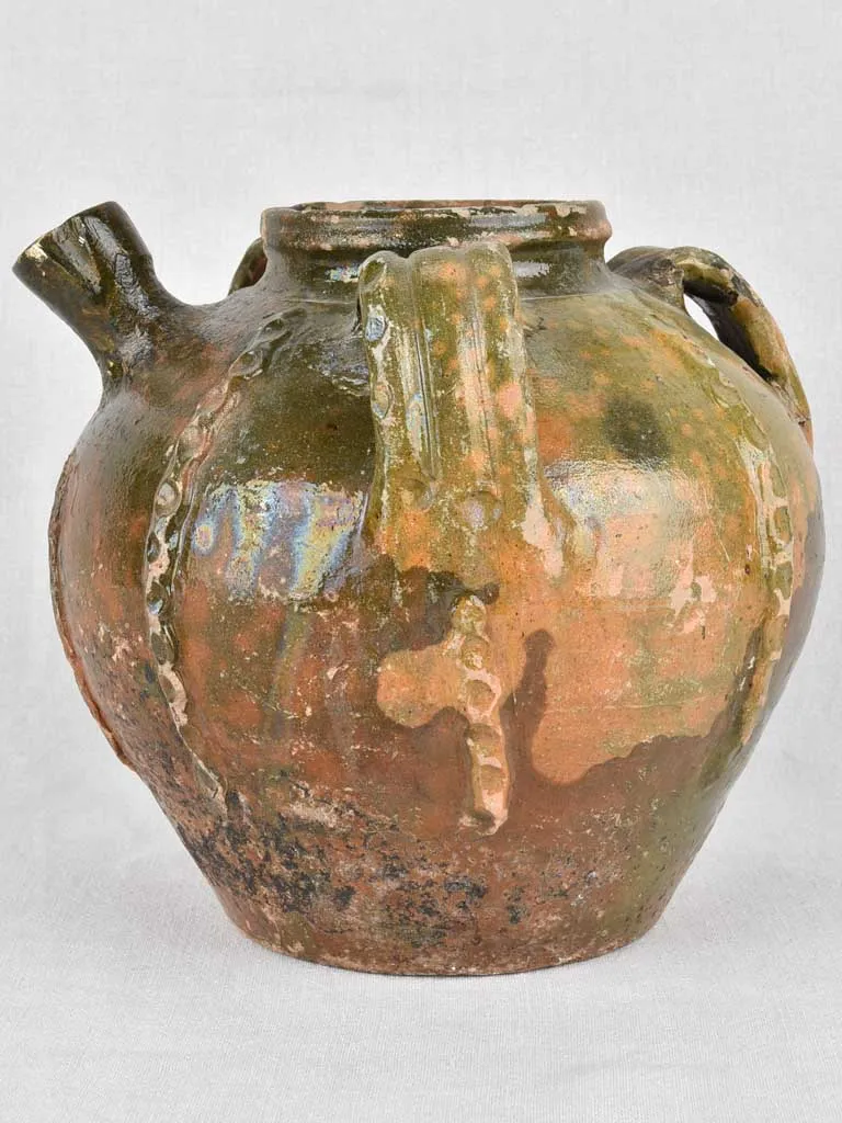 Oil jar from Saintonge, antique 11"