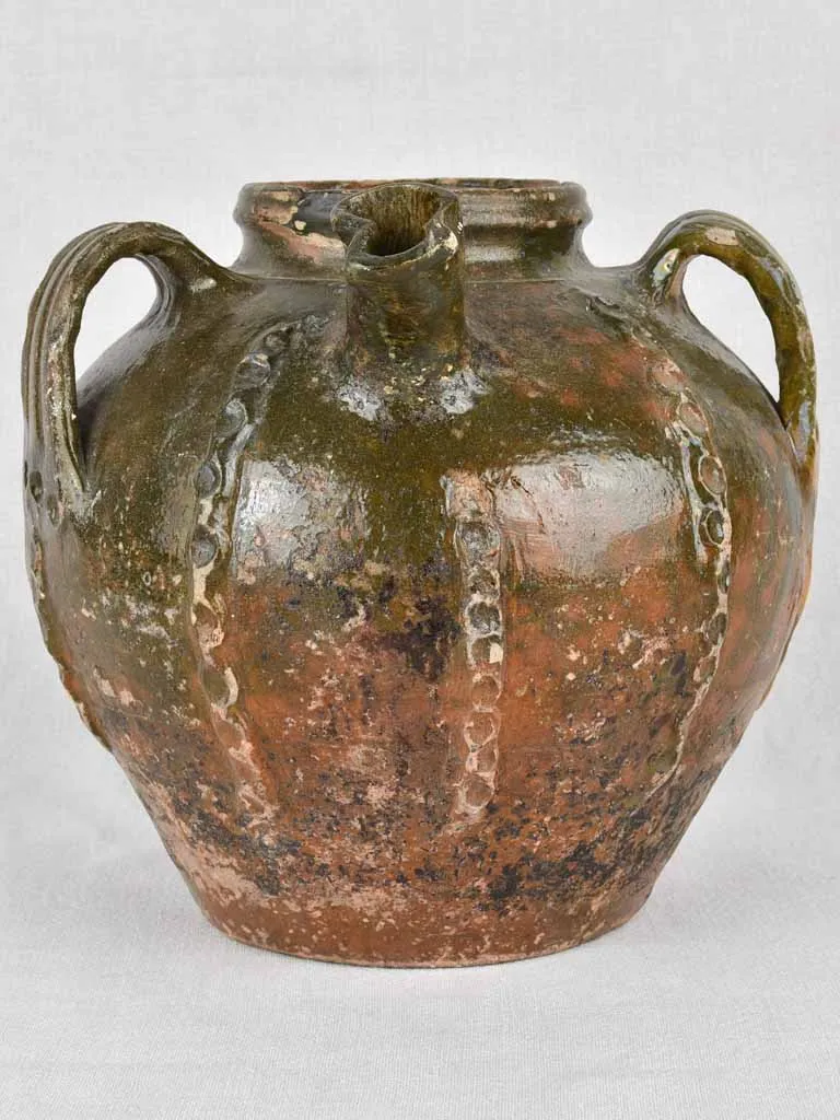 Oil jar from Saintonge, antique 11"