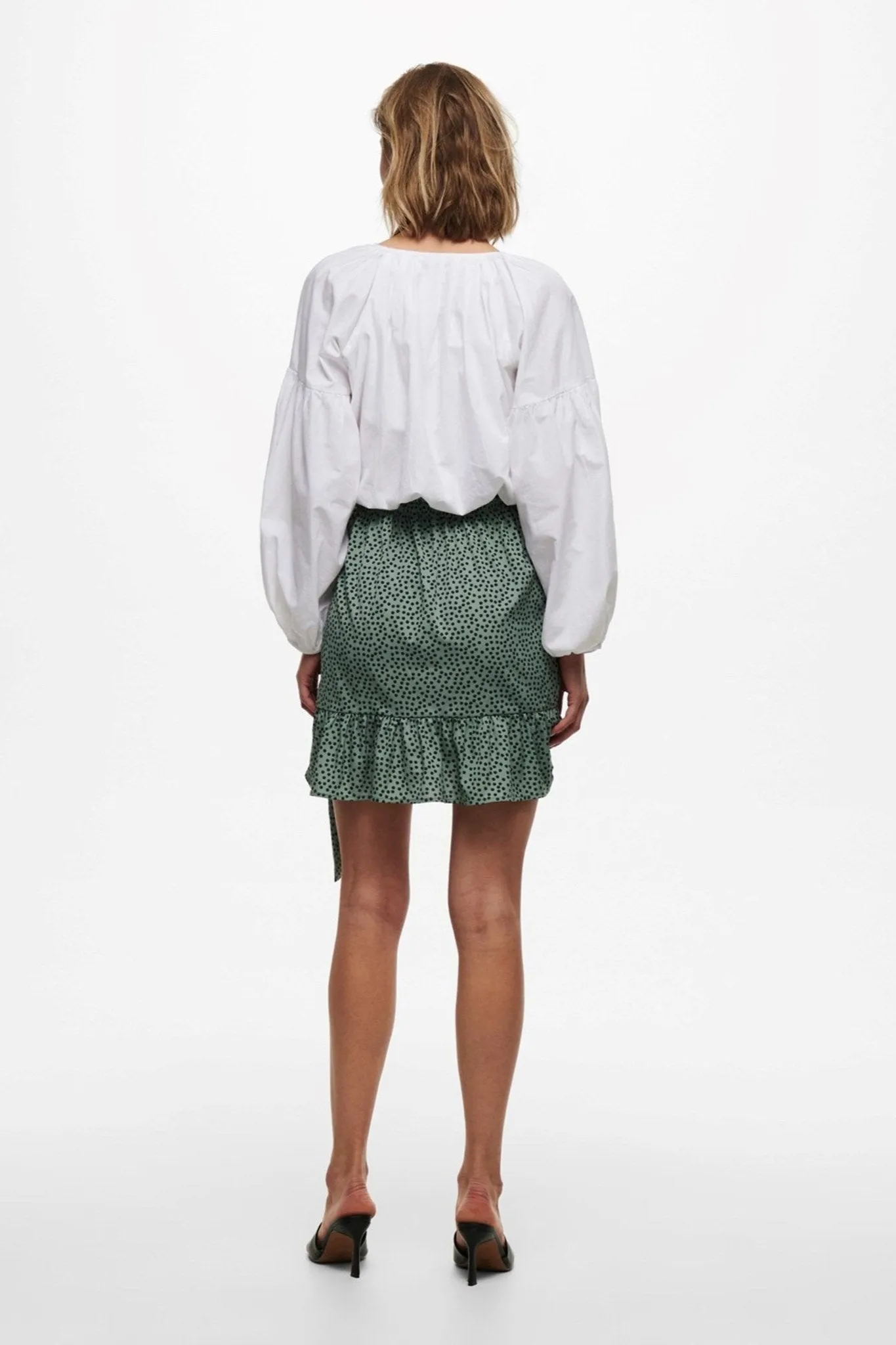 Olivia Wrap Skirt - Chinois Green