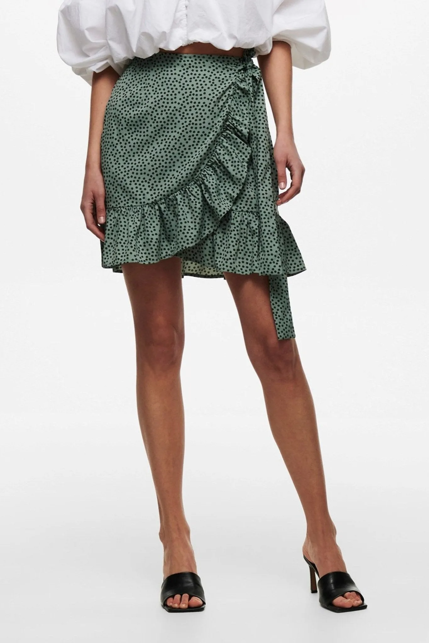 Olivia Wrap Skirt - Chinois Green