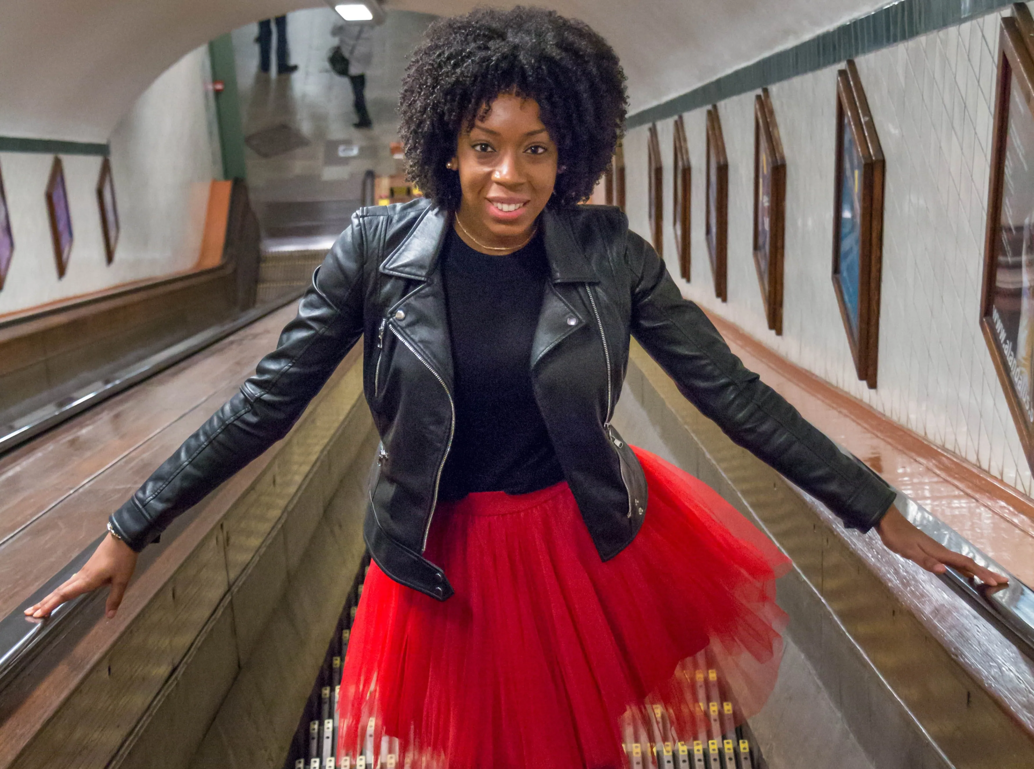 Over the Knee Red Tulle Skirt