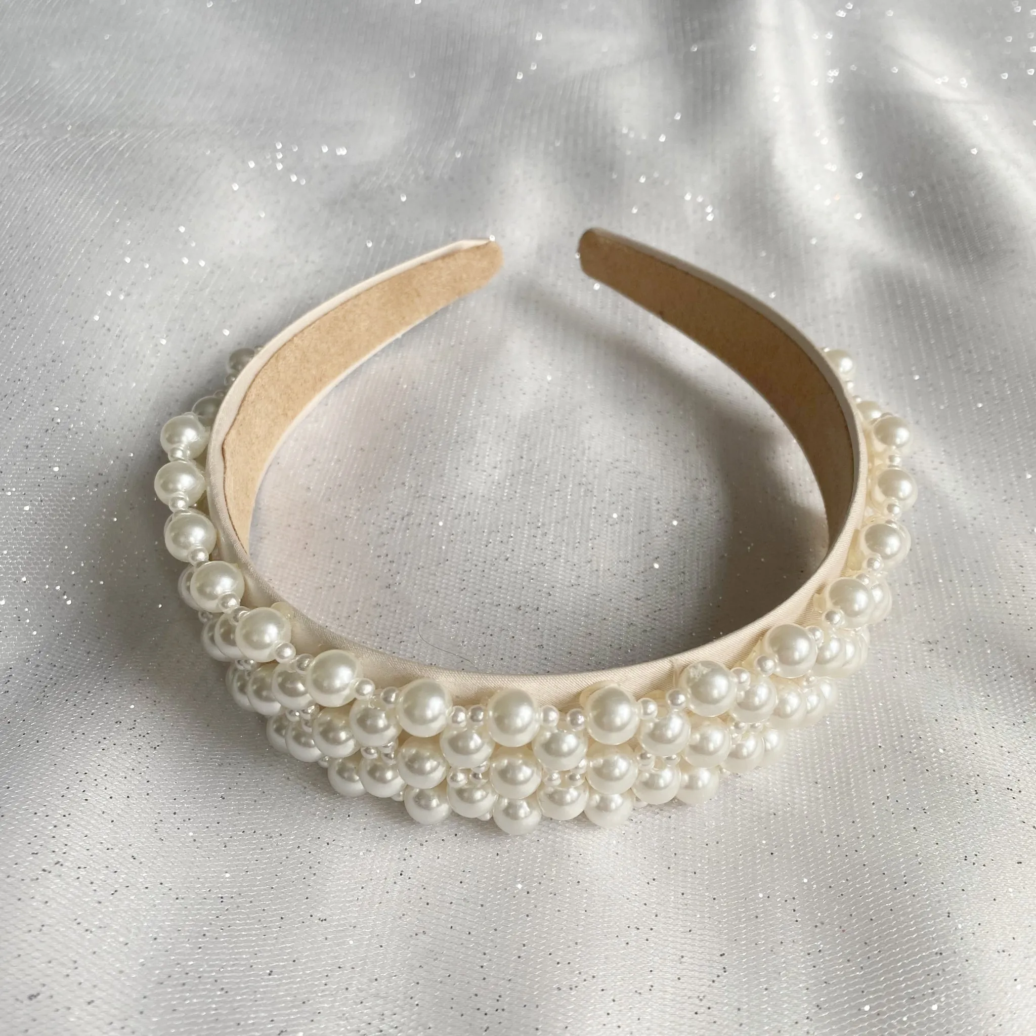 Pearl Headband Woven