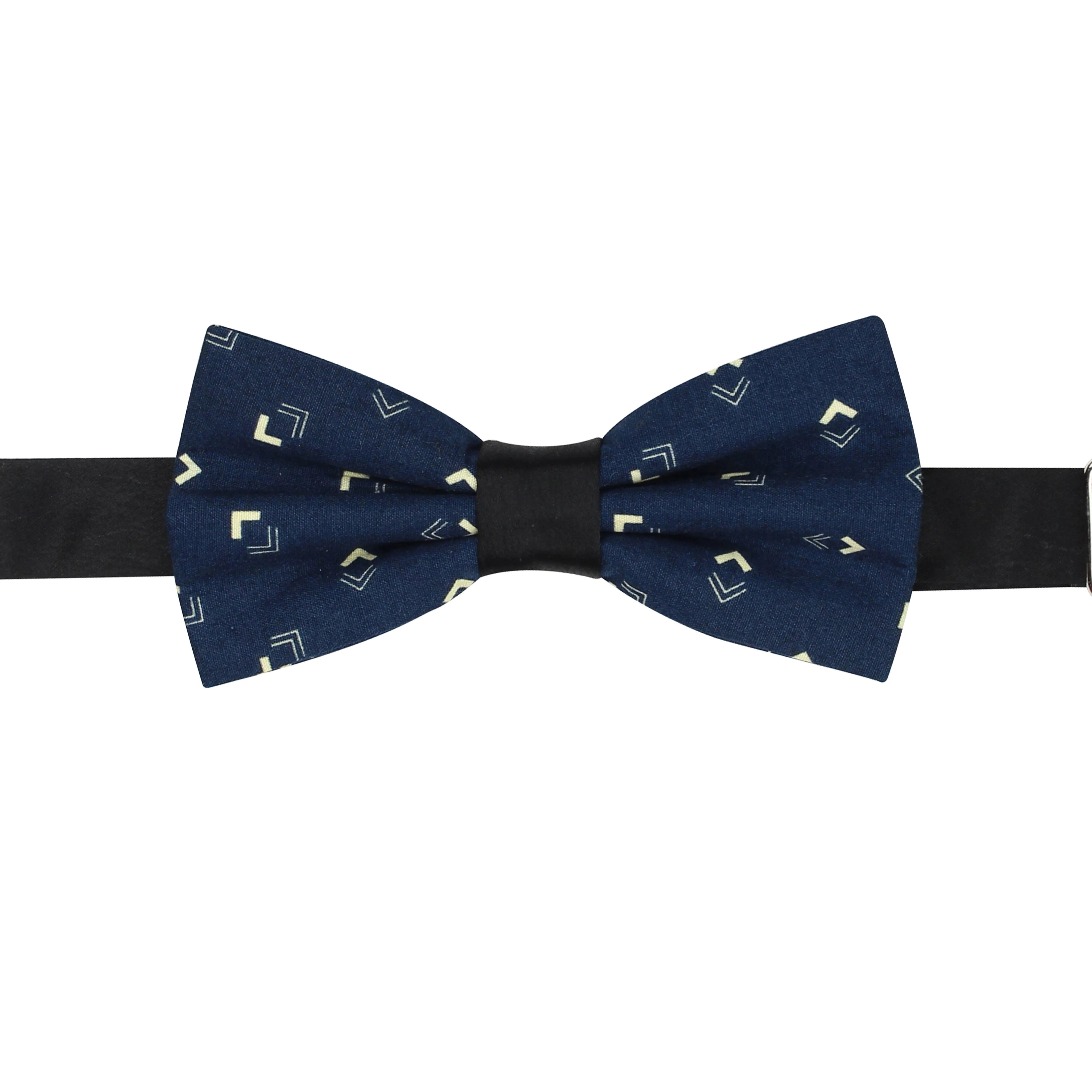 Peluche Ally Abstract Blue Bow Tie For Men