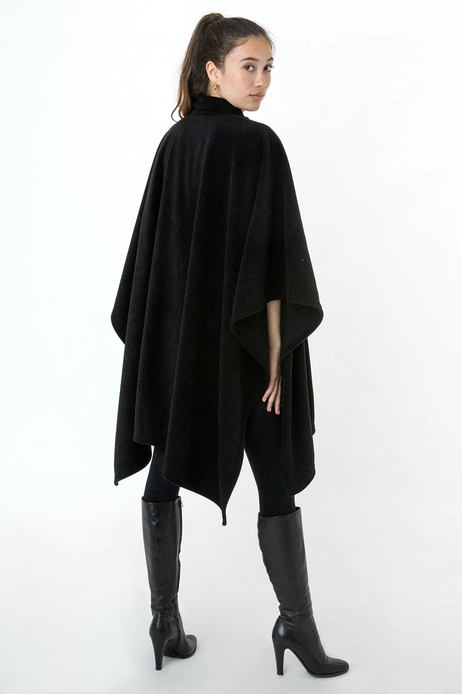 PF419 - Polar Fleece Half Zip Poncho