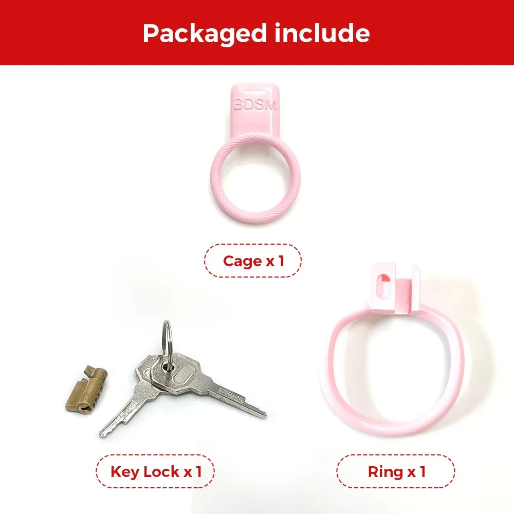 Pink Circle Ultra Small Chastity Devices