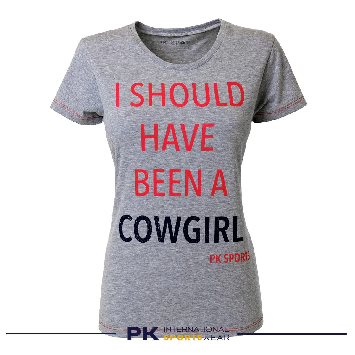 PK Junior - Cowgirl T-Shirt (Melange Grey)