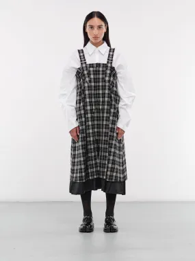 Plaid Suspender Skirt (3N-A004-051-PLAID)