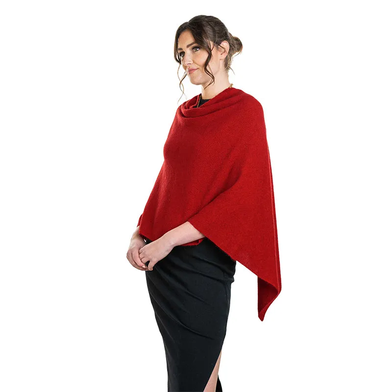 Premium Possum and Merino Wool - Two Way Poncho