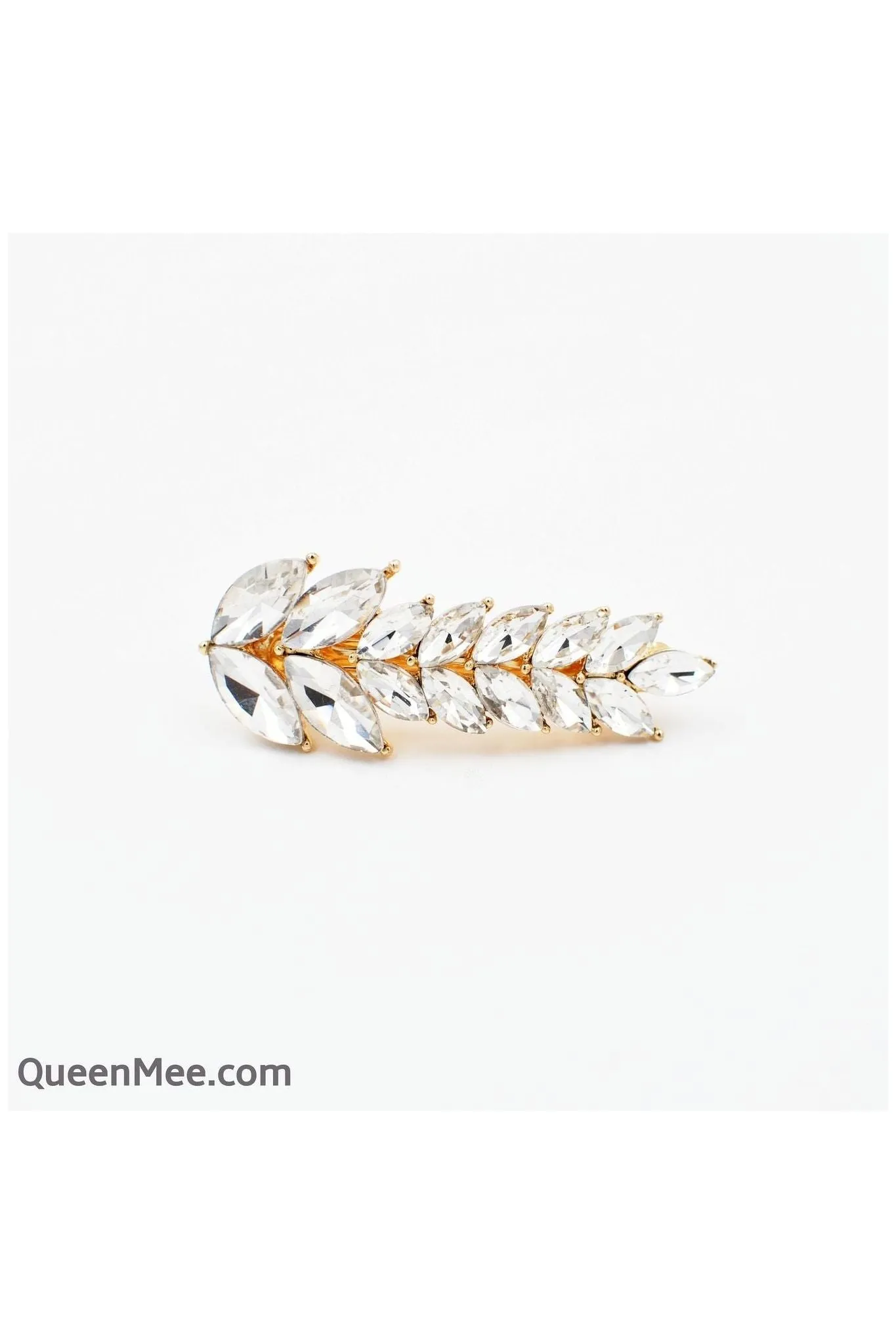 Queenmee Hair Accessories Vintage Hair Clip Small Leaf