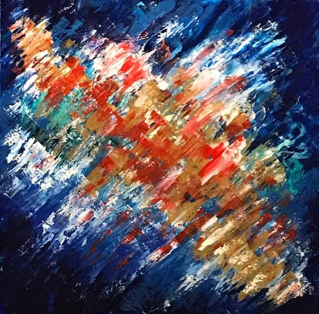 "Axis" Original Painting on Canvas