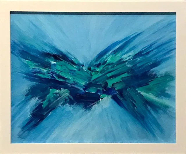 "Blue Angel" Original Painting on Canvas