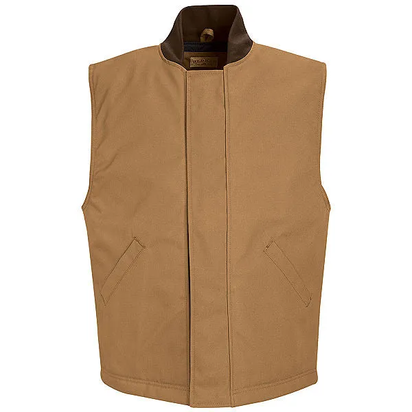 Red Kap Snap-Front Duck Vest - 65/35 Poly/Cotton Duck - VD22