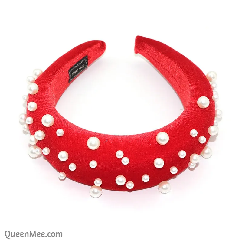 Red Pearl Headband