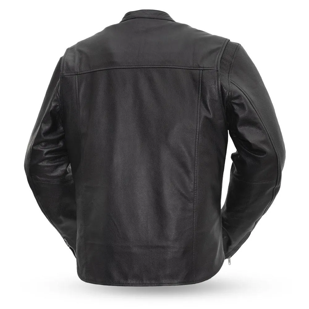 Rocky - Men's Motorcycle Leather Jacket