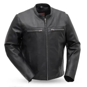 Rocky - Men's Motorcycle Leather Jacket