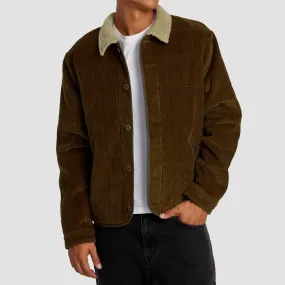 RVCA Surplus Sherpa Jacket Chocolate