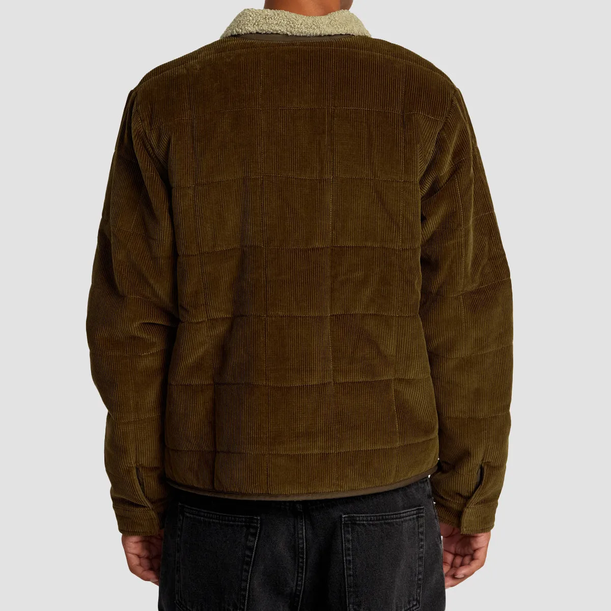 RVCA Surplus Sherpa Jacket Chocolate