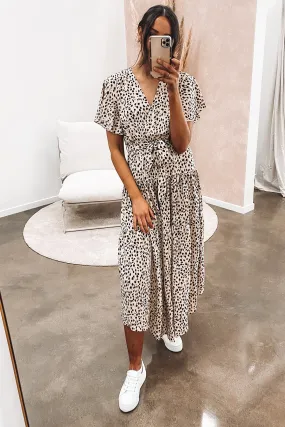 Ryanna Maxi Dress Leopard