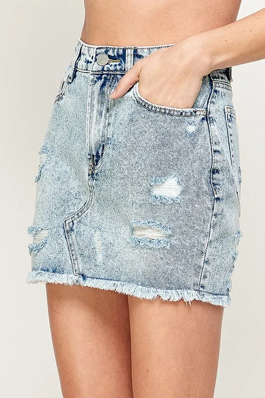 Sedona Denim Mini Skirt