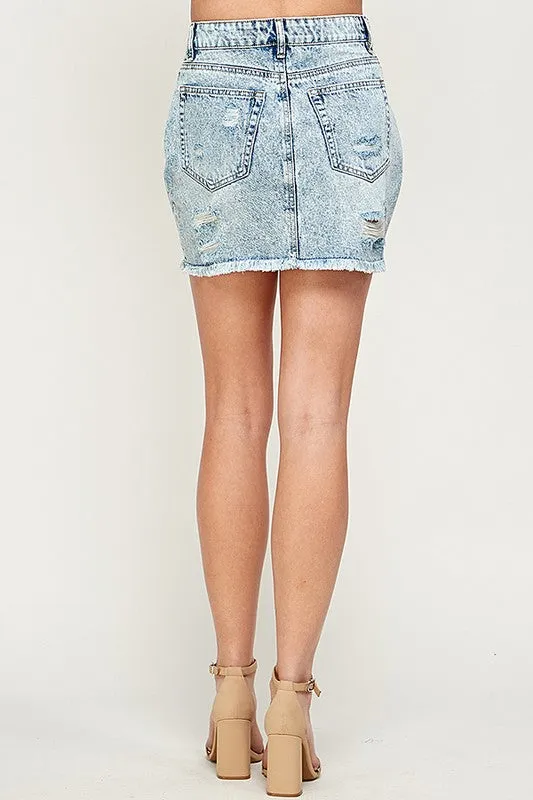 Sedona Denim Mini Skirt