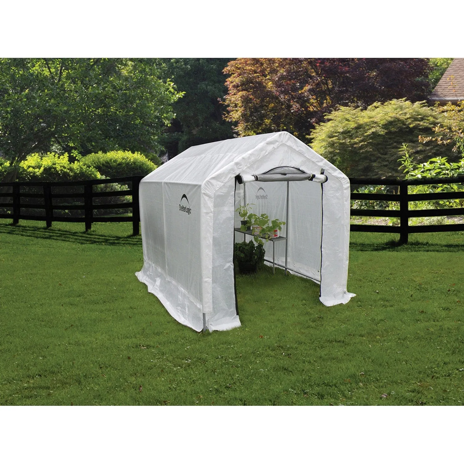 ShelterLogic | GrowIT Backyard Small Translucent Walk-in Grow Tent - 6' x 8'