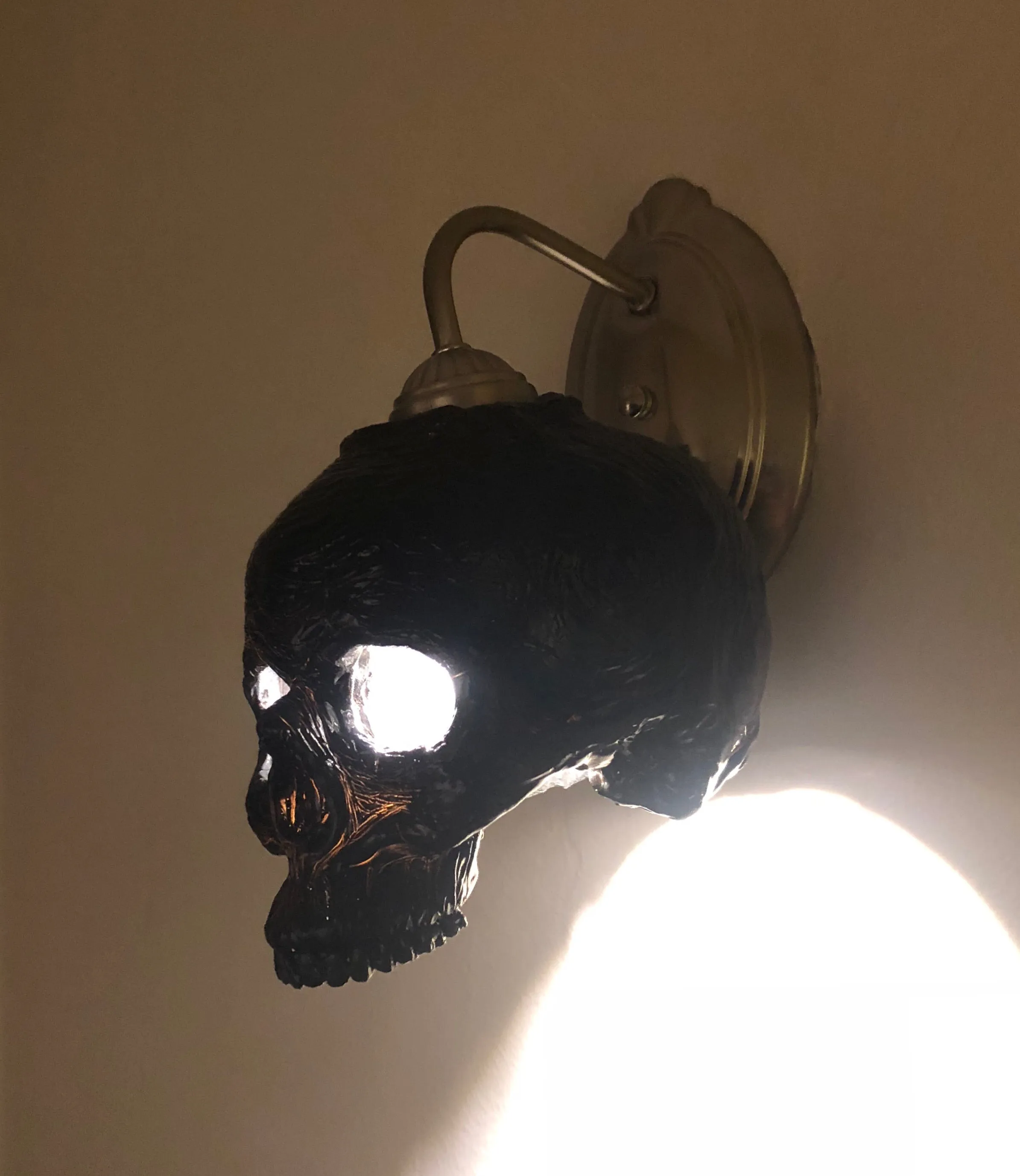 Skull Wall Sconce