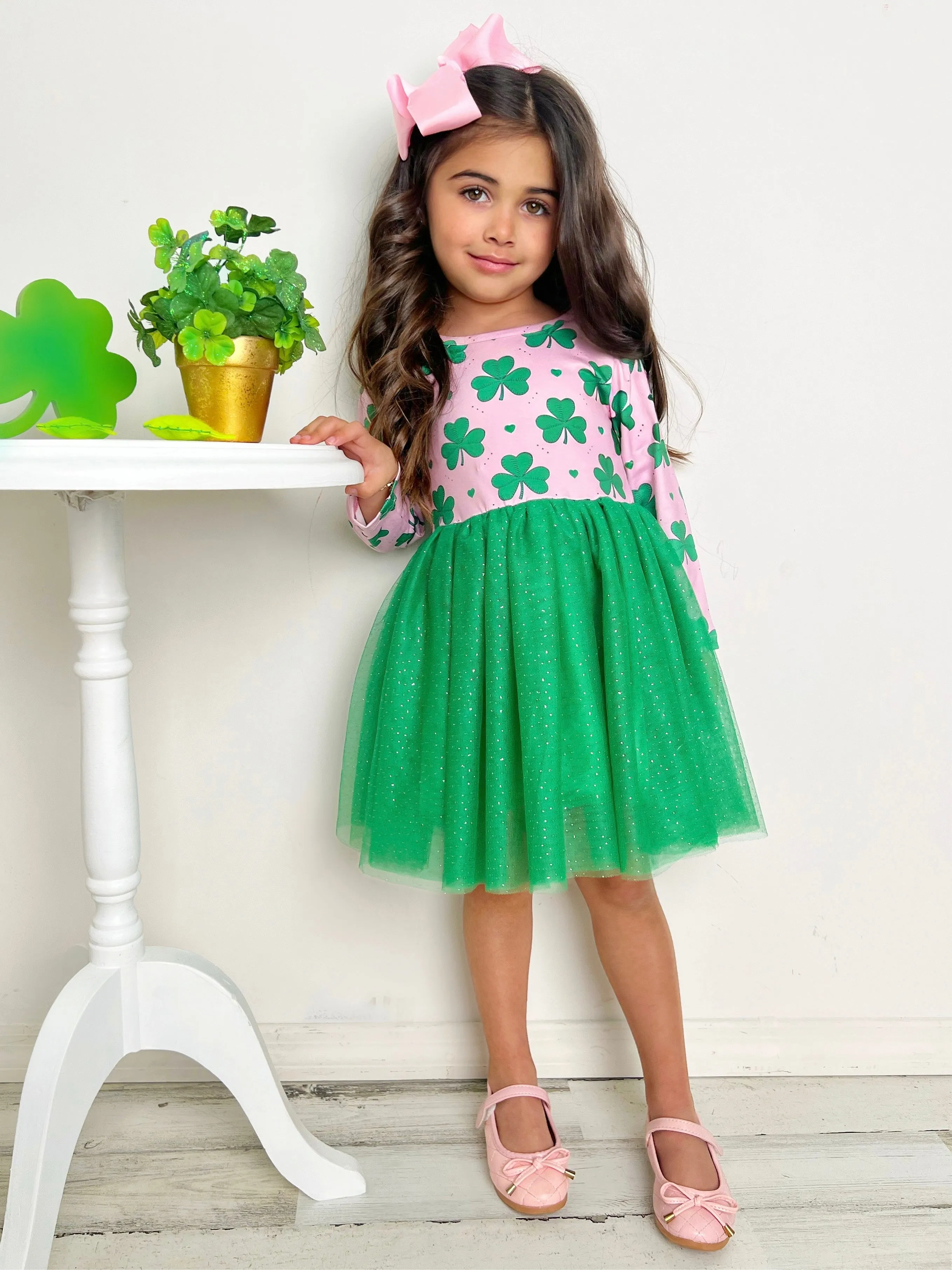 So Clover It Shimmer Tutu Dress