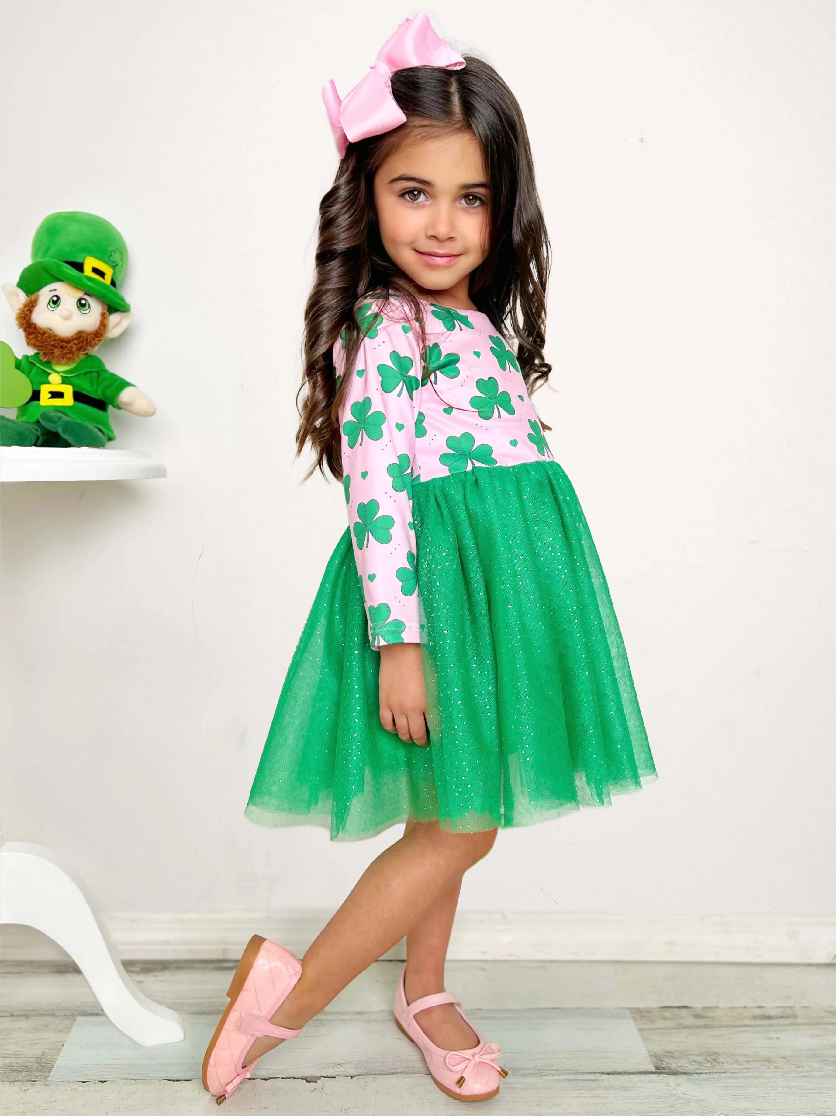 So Clover It Shimmer Tutu Dress