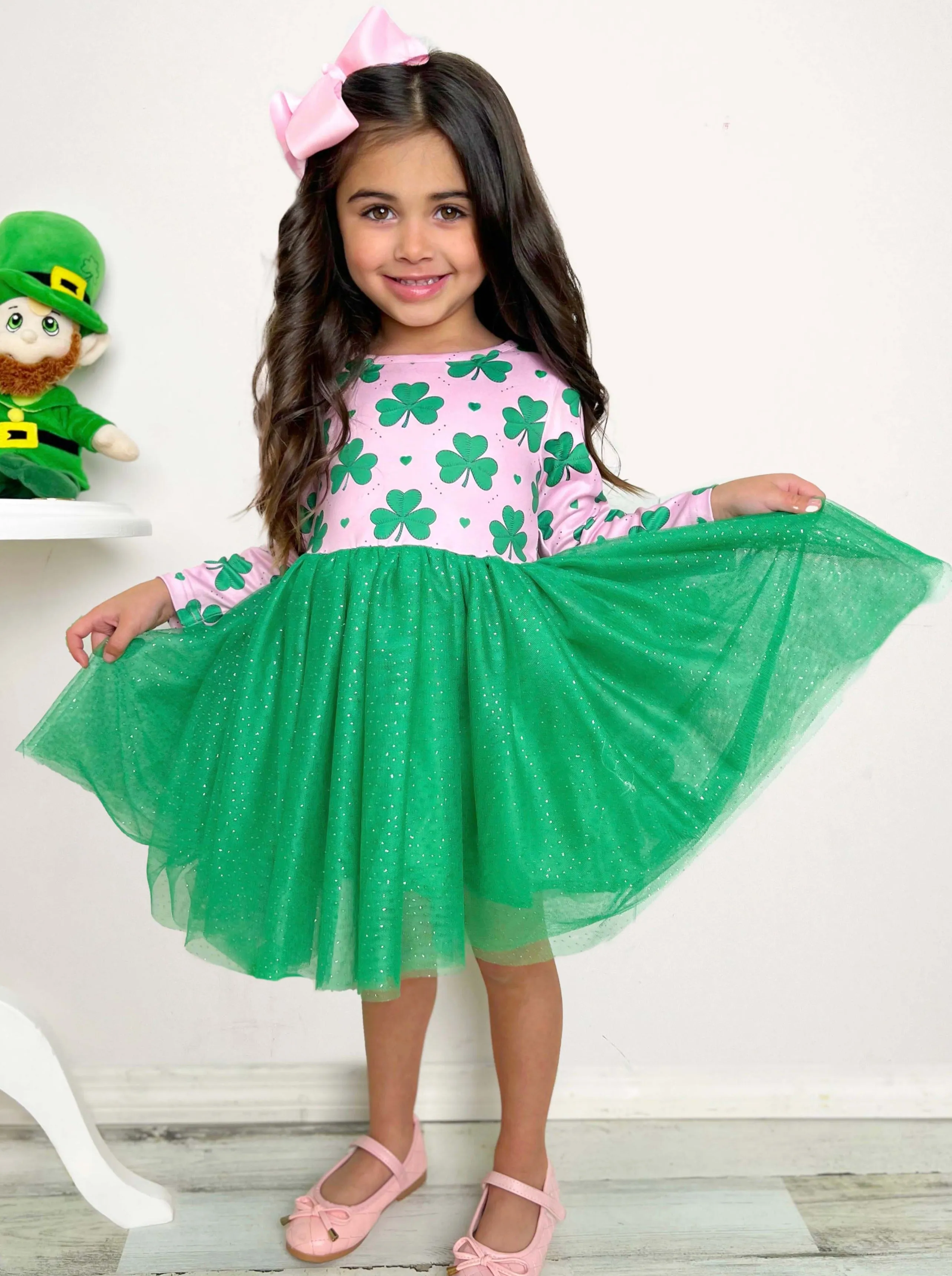 So Clover It Shimmer Tutu Dress