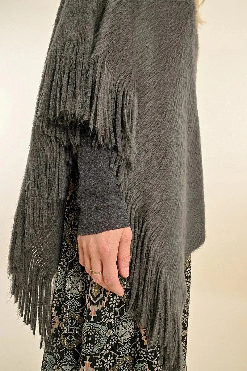 Sofia Fringe Poncho