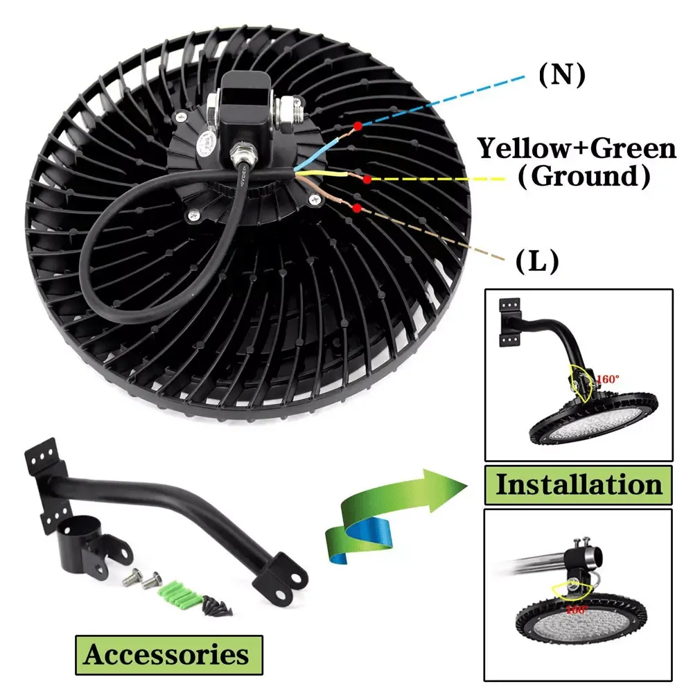 Sunflower Area Light LED 80 Watt 10,480 Lumens - Outdoor Security Light Yard -  Commercial Lighting