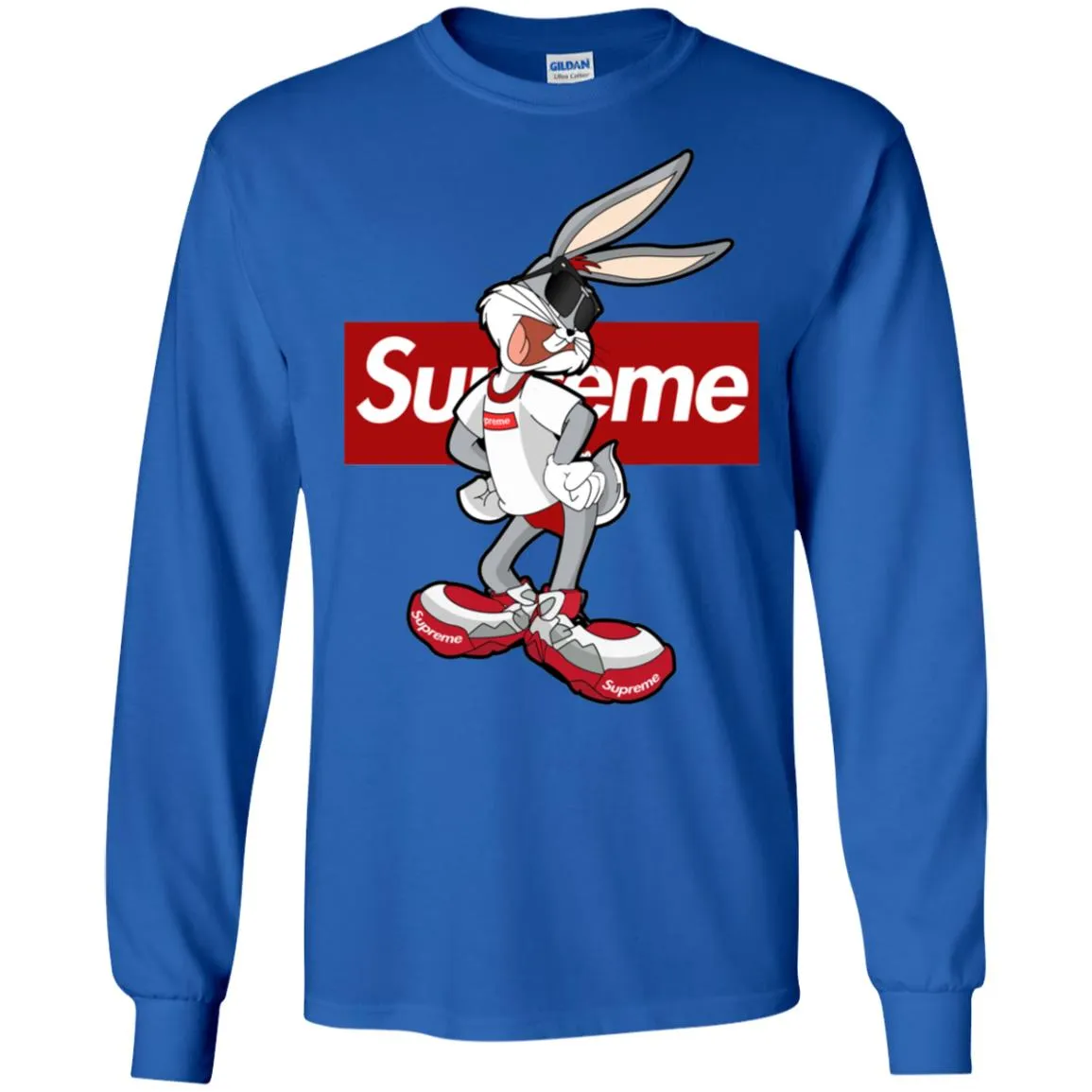 Supreme Rabbit T Shirt Men Long Sleeve Shirt