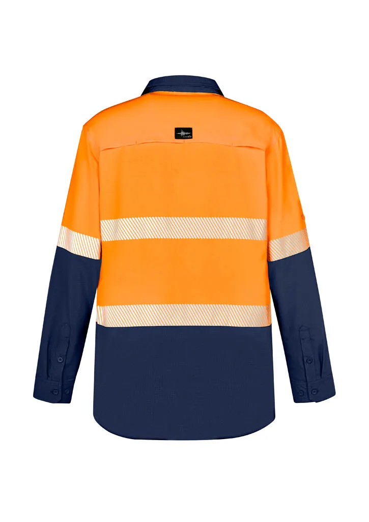 Syzmik ZW470 Mens Hi Vis Outdoor Segmented Tape L/S Shirt